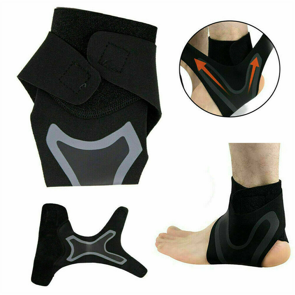 Ankle brace for pain relief – adjustable for all foot and ankle sizes – suitable for wearing with shoes/socks – Wanduhru