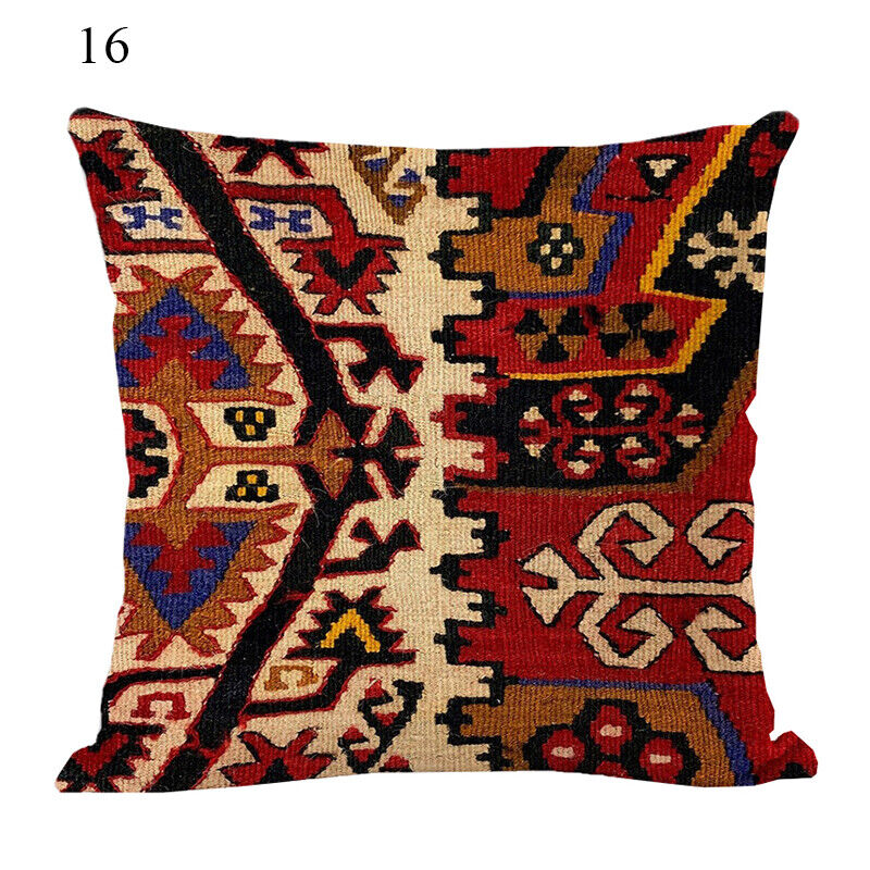 Ethnic Boho Mandala Print Throw Pillow Case Sofa Cushion Cover Home Decor Bowlift