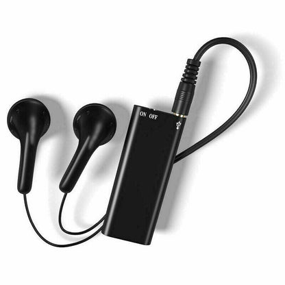Sandsberg | Mini Voice Recorder | Covert Audio Recording | Black