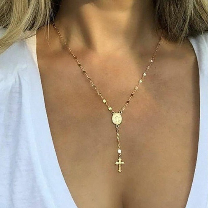 Skanto | Spiritual Rosary Necklace – Stylish Faith Jewelry for Any Occasion