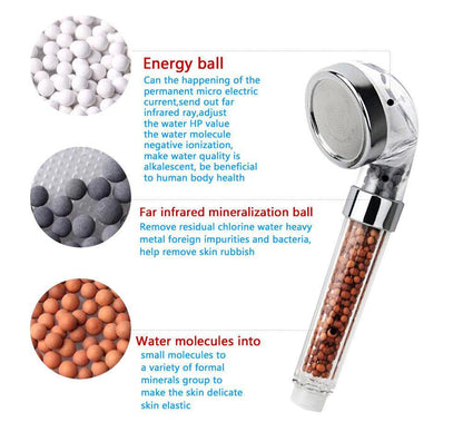 BowLift | Stone Stream Showerhead