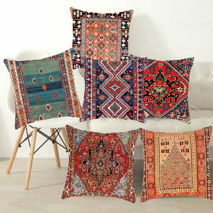 Ethnic Boho Mandala Print Throw Pillow Case Sofa Cushion Cover Home Decor Bowlift