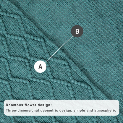 Boho Knit Blanket Throw Tassel Plaid Travel Throw Large Blankets For Sofa Bed Bowlift