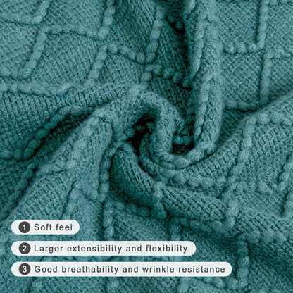 Boho Knit Blanket Throw Tassel Plaid Travel Throw Large Blankets For Sofa Bed Bowlift