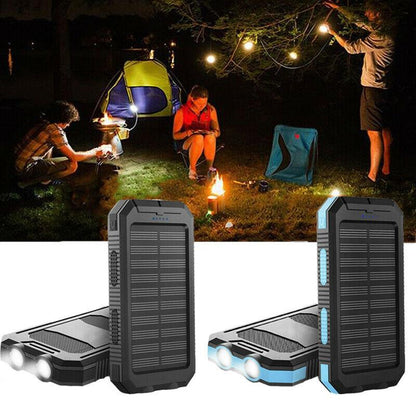 Skanto | Solar Power Bank Waterproof Dual USB Charger