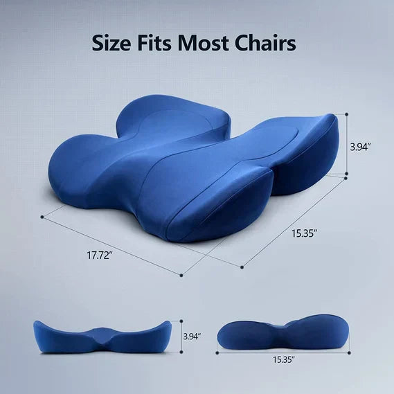 BowLift | OrthoComfort Seat Cushion with Memory Foam and Ergonomic Shape