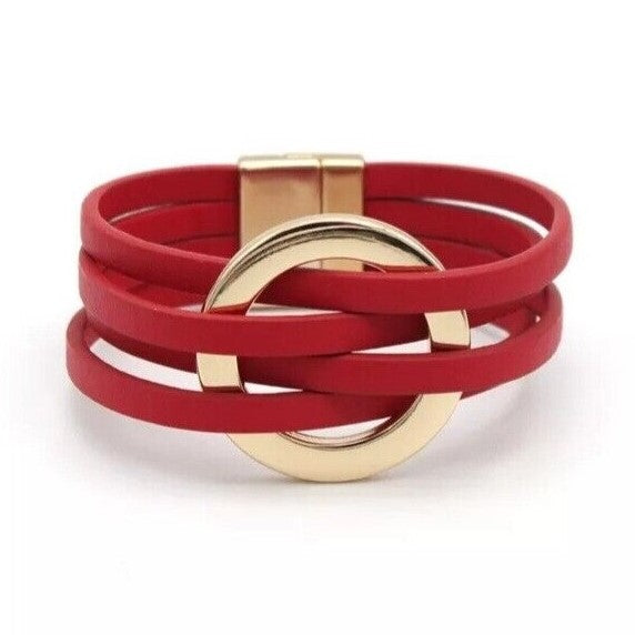 Frendorf | Multi-layered O-leather wrap bracelet