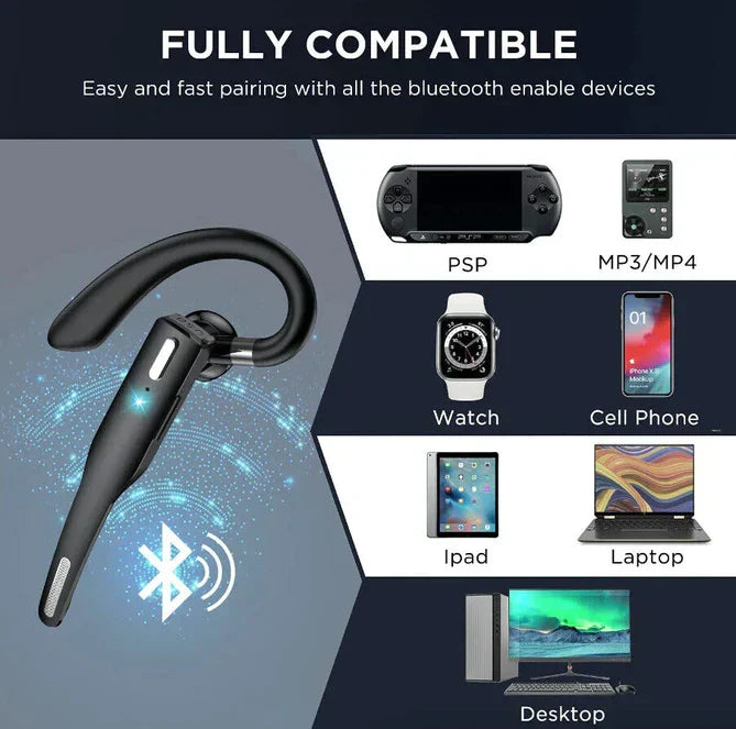 BowLift | Wireless Bluetooth Earphone with Long Battery Life and Noise Cancellation