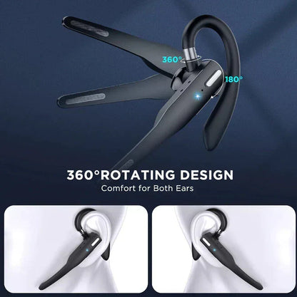 Skanto Trucker Dual Mic Wireless Bluetooth 5.1 Noise-Canceling Headset/Earphones