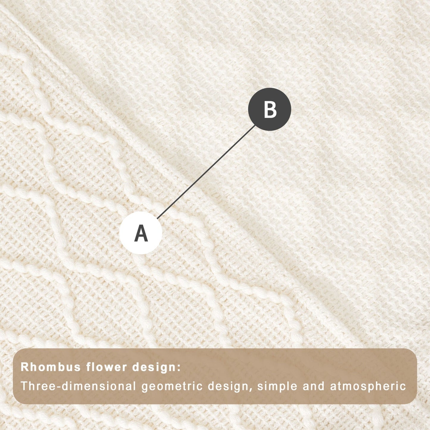 Boho Knit Blanket Throw Tassel Plaid Travel Throw Large Blankets For Sofa Bed Bowlift