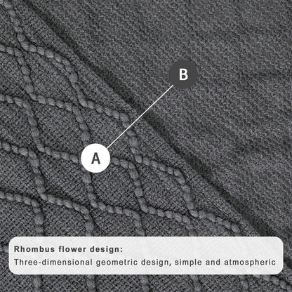 Boho Knit Blanket Throw Tassel Plaid Travel Throw Large Blankets For Sofa Bed Bowlift
