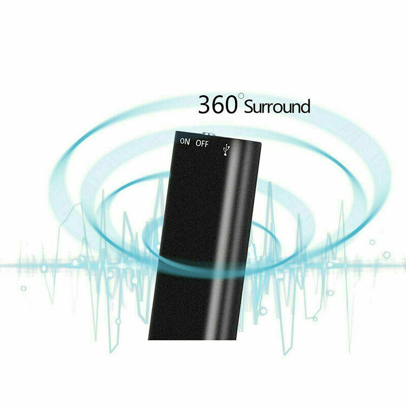 Sandsberg | Mini Voice Recorder | Covert Audio Recording | Black
