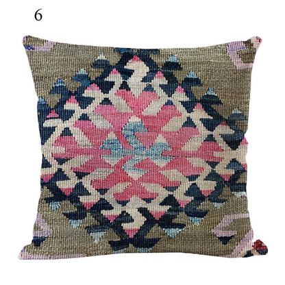 Ethnic Boho Mandala Print Throw Pillow Case Sofa Cushion Cover Home Decor Bowlift
