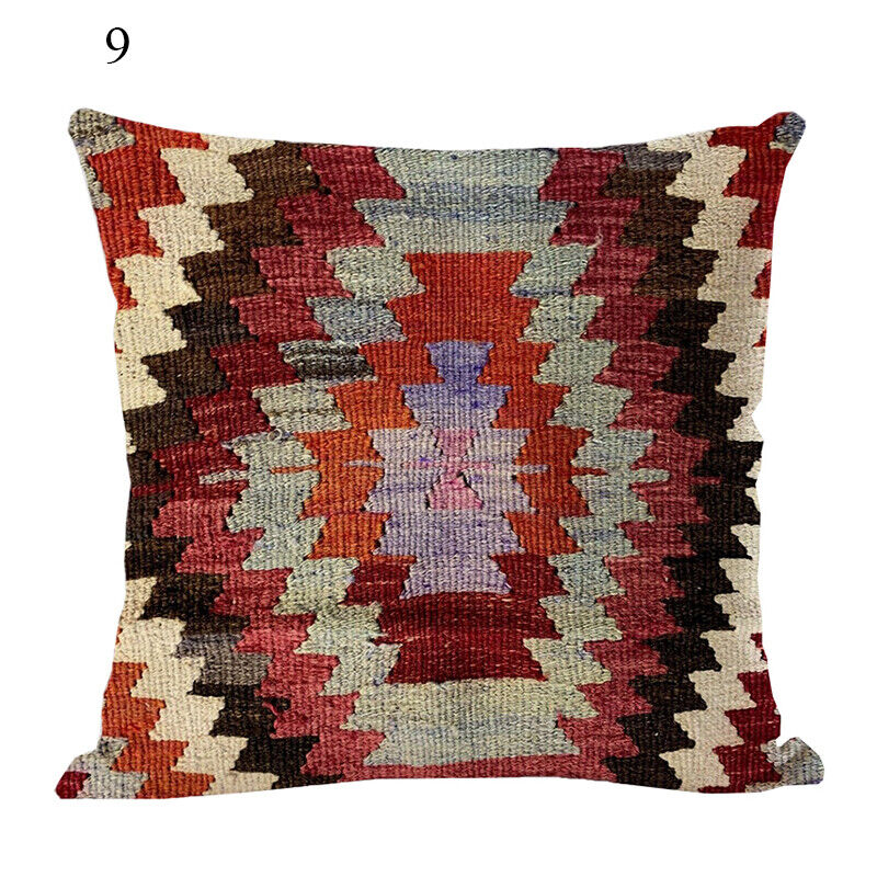 Ethnic Boho Mandala Print Throw Pillow Case Sofa Cushion Cover Home Decor Bowlift
