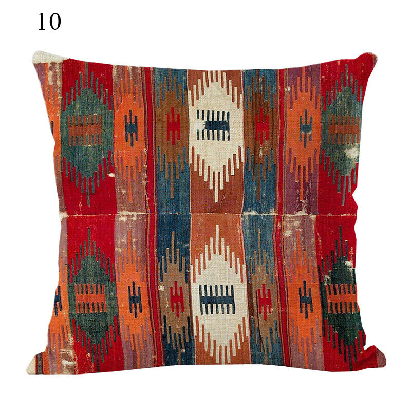 Ethnic Boho Mandala Print Throw Pillow Case Sofa Cushion Cover Home Decor Bowlift