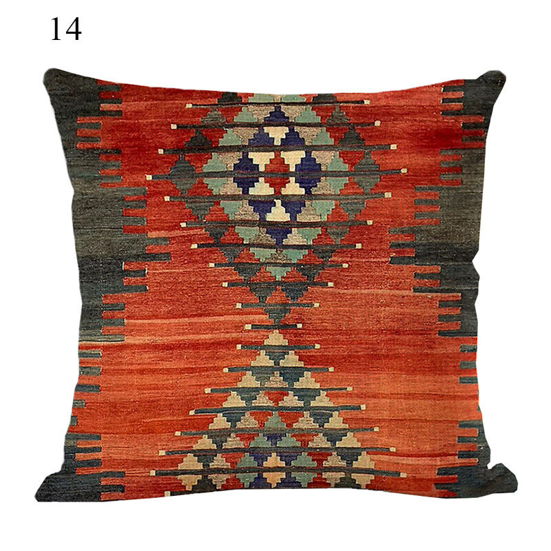 Ethnic Boho Mandala Print Throw Pillow Case Sofa Cushion Cover Home Decor Bowlift