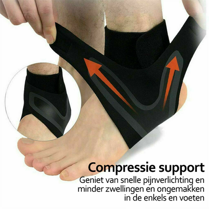 Ankle brace for pain relief – adjustable for all foot and ankle sizes – suitable for wearing with shoes/socks – Wanduhru