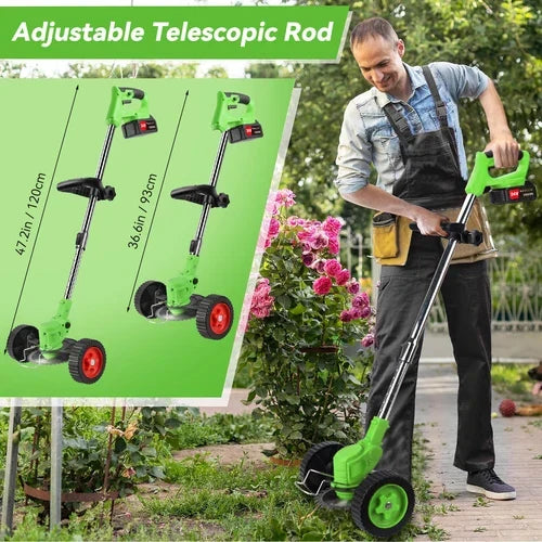 BowLift | Powerful Electric Battery Operated Cordless Weed Eater / Grass Trimmer