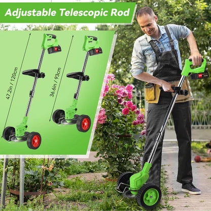 BowLift | Powerful Electric Battery Operated Cordless Weed Eater / Grass Trimmer