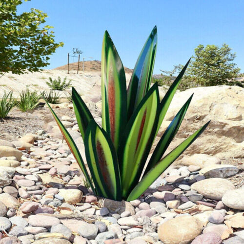 Skanto | Eternal Agave – Handmade Stainless Metal Garden Sculpture for Indoor and Outdoor Decor