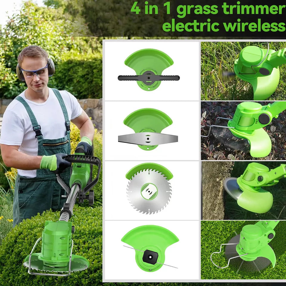 BowLift | Powerful Electric Battery Operated Cordless Weed Eater / Grass Trimmer