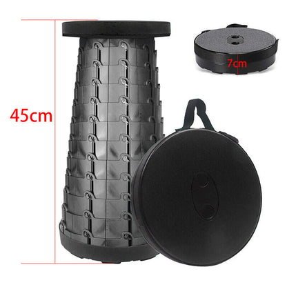Folding Stool Seat Portable Retractable Telescopic Camping Fishing Travel Chairs Bowlift