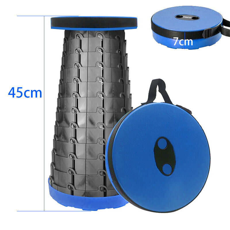Folding Stool Seat Portable Retractable Telescopic Camping Fishing Travel Chairs Bowlift