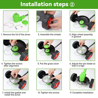 BowLift | Powerful Electric Battery Operated Cordless Weed Eater / Grass Trimmer