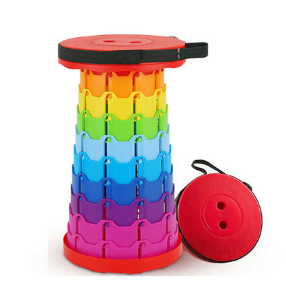 Folding Stool Seat Portable Retractable Telescopic Camping Fishing Travel Chairs Bowlift