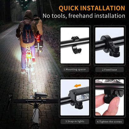 Super bright LED front bicycle lighting | Kalsten