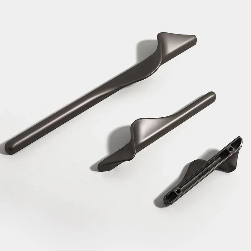 S-Shaped Luxury Cabinet Handles Modern Artistic Door and Drawer Pulls | Bowlift