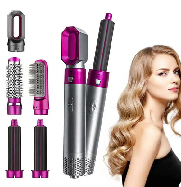 Skanto | 5-in-1 Hair Dryer Brush and Curling Iron