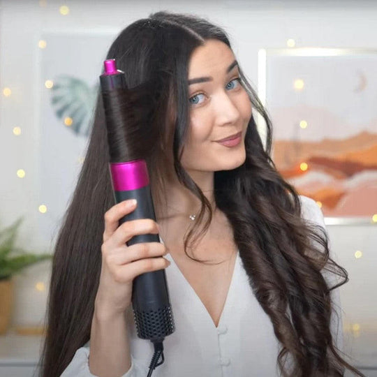 Skanto | 5-in-1 Hair Dryer Brush and Curling Iron