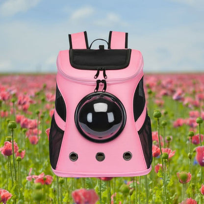 Skanto | Foldable Cat Travel Bag with Panorama Window and Comfort Design