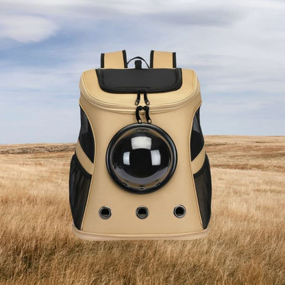 Skanto | Foldable Cat Travel Bag with Panorama Window and Comfort Design