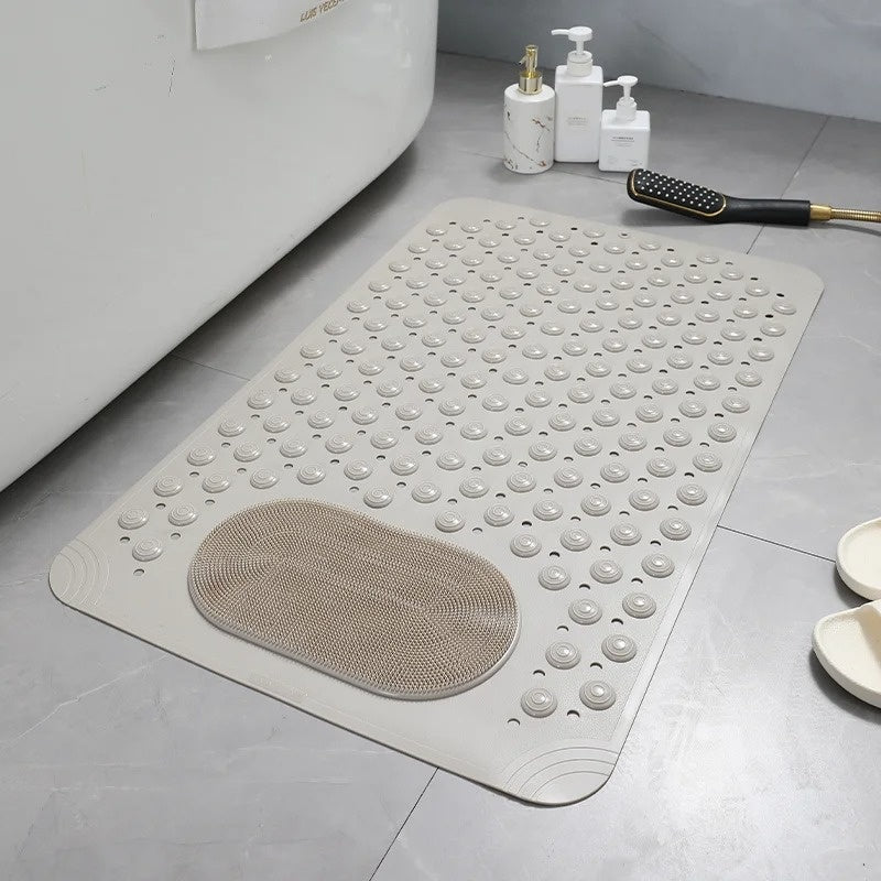 BowLift | SAFEGRIP SHOWER MAT – Non-Slip Mat with Built-In Foot Scrubber for Safe & Hygienic Showers