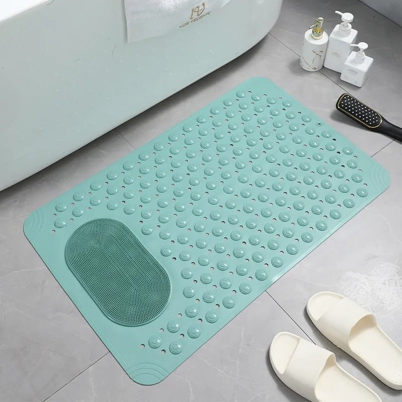 BowLift | SAFEGRIP SHOWER MAT – Non-Slip Mat with Built-In Foot Scrubber for Safe & Hygienic Showers