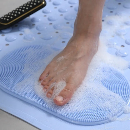 Skanto | SAFEGRIP SHOWER MAT – Anti-slip mat with built-in foot scrub for safe and hygienic showers