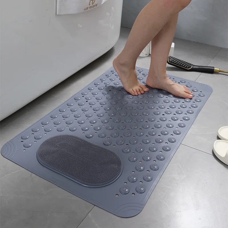BowLift | SAFEGRIP SHOWER MAT – Non-Slip Mat with Built-In Foot Scrubber for Safe & Hygienic Showers