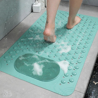 BowLift | SAFEGRIP SHOWER MAT – Non-Slip Mat with Built-In Foot Scrubber for Safe & Hygienic Showers