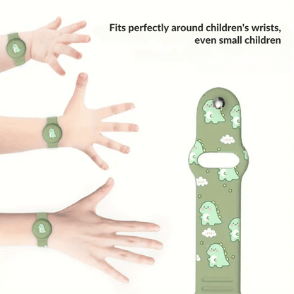 BowLift | SAFESNUG – Kids’ Airtag Bracelet with Fun Dino Design