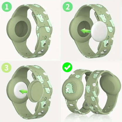 BowLift | SAFESNUG – Kids’ Airtag Bracelet with Fun Dino Design
