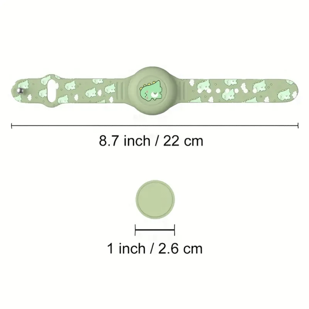 BowLift | SAFESNUG – Kids’ Airtag Bracelet with Fun Dino Design