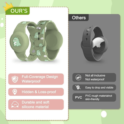 BowLift | SAFESNUG – Kids’ Airtag Bracelet with Fun Dino Design