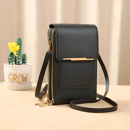 BowLift | SafeTouch Shoulder Bag – Soft Leather with Anti-Theft Protection