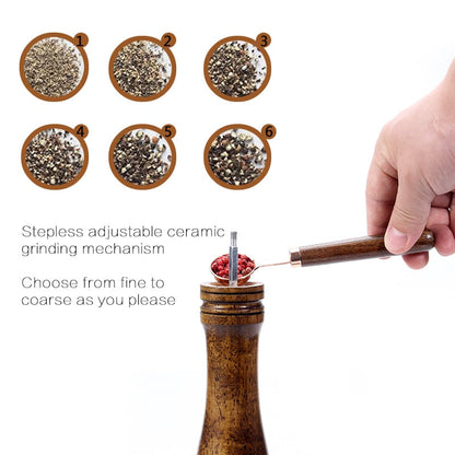 Salt and pepper mills pepper mill with highly adjustable grinder | Karnz