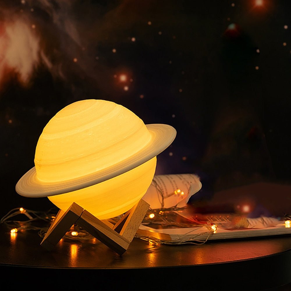 Skanto | Lamp - SaturnGlow - Planetary Design - Adjustable Light