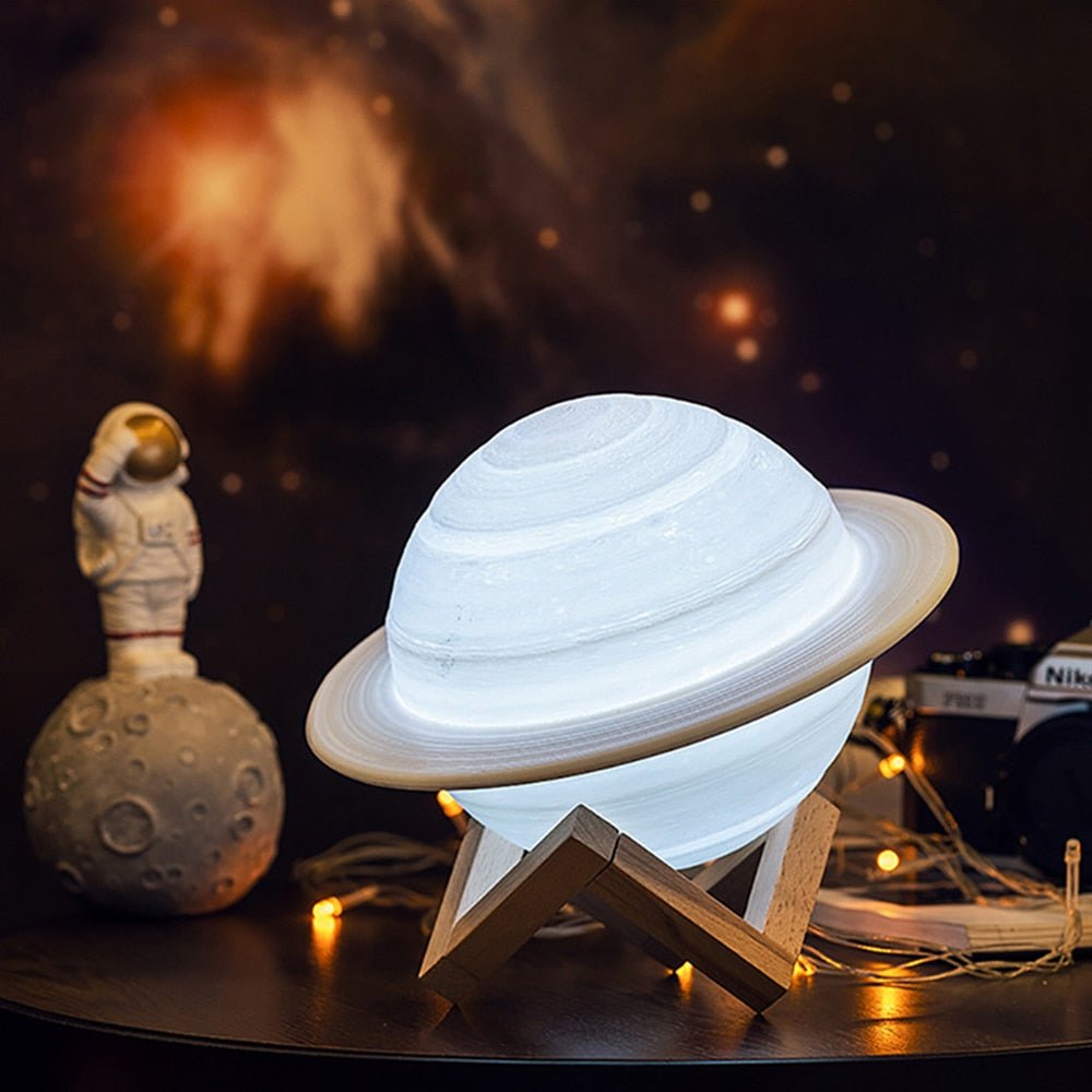 Skanto | Lamp - SaturnGlow - Planetary Design - Adjustable Light
