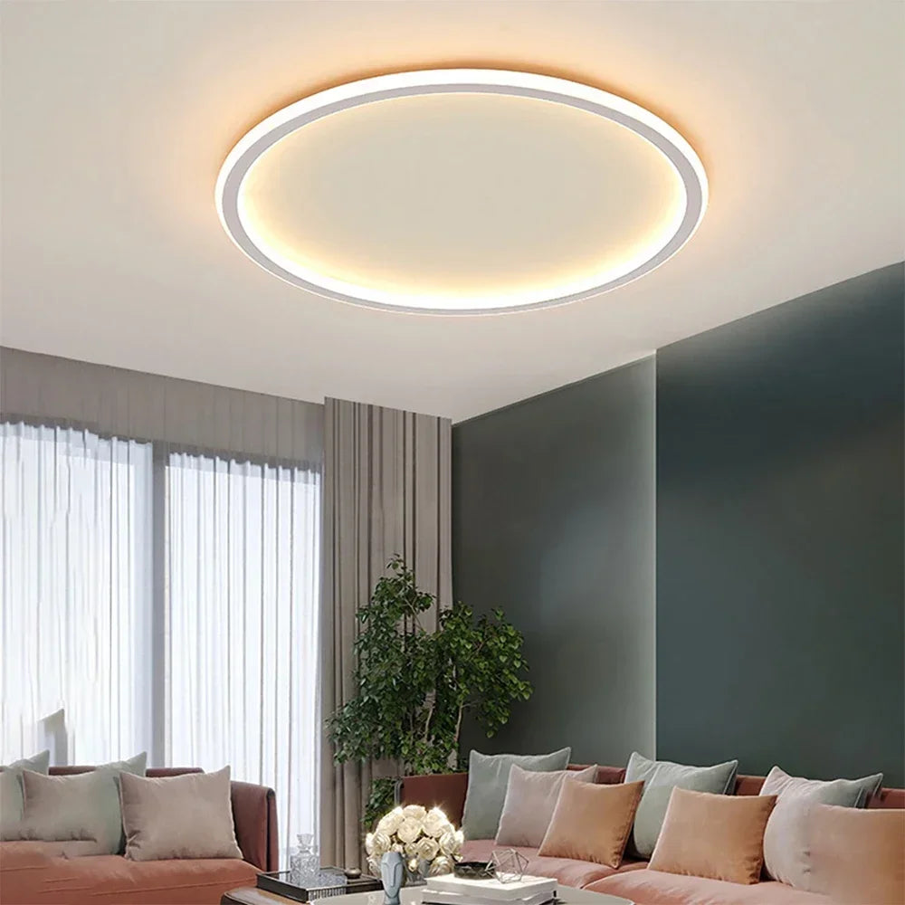 Skanto | Scandinavian Round Ceiling Lamp - NordicGlow