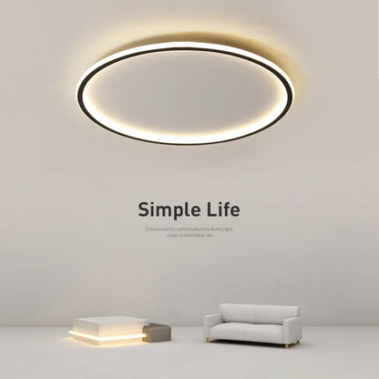 Skanto | Scandinavian Round Ceiling Lamp - NordicGlow